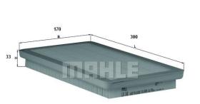 MAHLE FILTROS LX148 - [*]FILTROS AIRE