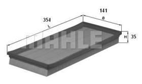 MAHLE FILTROS LX178 - FILTRO DE AIRE
