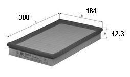 MAHLE FILTROS LX63 - FILTROS DE AIRE