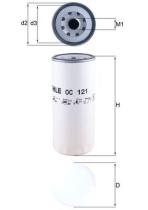 MAHLE FILTROS OC121 - FILTROS DE ACEITE
