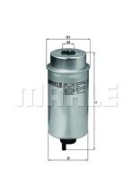 MAHLE FILTROS KC116 - FILTROS DE COMBUSTIBLE