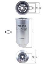 MAHLE FILTROS KC239 - FILTROS DE COMBUSTIBLE