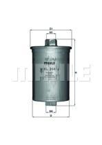 MAHLE FILTROS KC92 - SUSTITUIDA POR KL 204