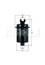 MAHLE FILTROS KL111 - FILTROS DE COMBUSTIBLE