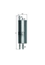MAHLE FILTROS KL167 - FILTROS DE COMBUSTIBLE