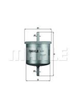 MAHLE FILTROS KL61 - FILTROS DE COMBUSTIBLE