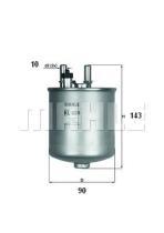 MAHLE FILTROS KL639D - FILTROS DE COMBUSTIBLE