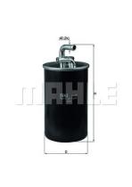 MAHLE FILTROS KL775 - FILTROS DE COMBUSTIBLE