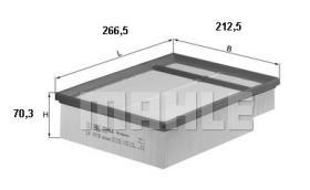 MAHLE FILTROS LX1019 - FILTROS DE AIRE