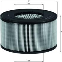 MAHLE FILTROS LX1139 - FILTROS DE AIRE