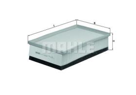 MAHLE FILTROS LX1220 - FILTROS DE AIRE