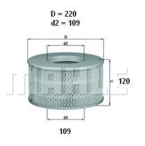 MAHLE FILTROS LX1641 - FILTROS DE AIRE