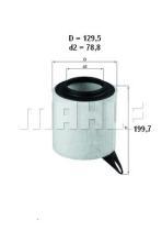 MAHLE FILTROS LX1651 - FILTROS DE AIRE