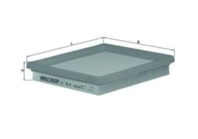 MAHLE FILTROS LX1814 - FILTROS DE AIRE