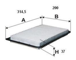 MAHLE FILTROS LX1921 - FILTROS DE AIRE