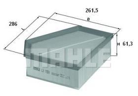 MAHLE FILTROS LX1924 - FILTROS DE AIRE