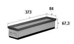 MAHLE FILTROS LX2039 - FILTROS DE AIRE