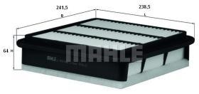 MAHLE FILTROS LX2834 - FILTROS DE AIRE