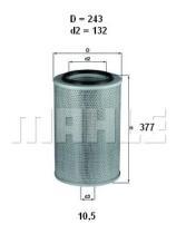MAHLE FILTROS LX345 - FILTROS DE AIRE