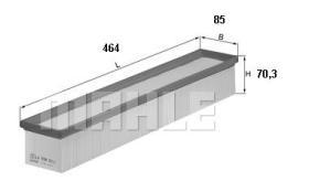 MAHLE FILTROS LX939 - FILTROS DE AIRE