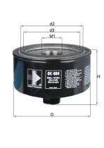 MAHLE FILTROS OC404 - FILTROS DE ACEITE