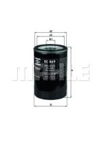 MAHLE FILTROS OC469 - FILTROS DE ACEITE
