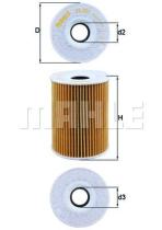 MAHLE FILTROS OX380D - FILTRO DE ACEITE