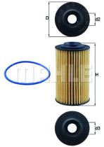 MAHLE FILTROS OX399D - ELEMENTOS FILTRANTES DE ACEITE