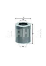 MAHLE FILTROS OX413D1 - ELEMENTOS FILTRANTES DE ACEITE