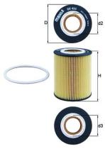 MAHLE FILTROS OX433D - ELEMENTOS FILTRANTES DE ACEITE