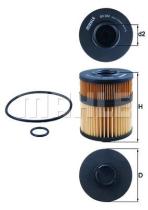 MAHLE FILTROS OX563D - ELEMENTOS FILTRANTES DE ACEITE