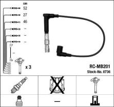 NGK 0736 - JUEGO DE CABLES