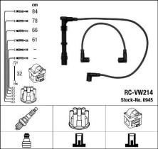 NGK 0945 - RC-VW214 JUEGO DE CABLES