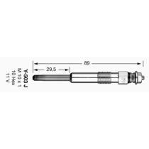 NGK 1009 - CALENTADOR METALICO