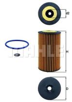 MAHLE FILTROS OX1058D - ELEMENTOS FILTRANTES DE ACEITE