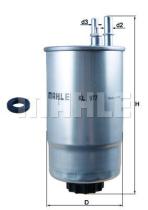 MAHLE FILTROS KL977D - FILTRO DE COMBUSTIBLE