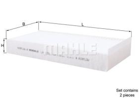 MAHLE FILTROS LA1156S - FILTRO DE HABITáCULO