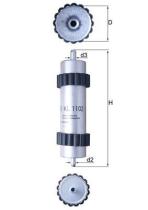 MAHLE FILTROS KL1102 - FILTRO COMBUSTIBLE